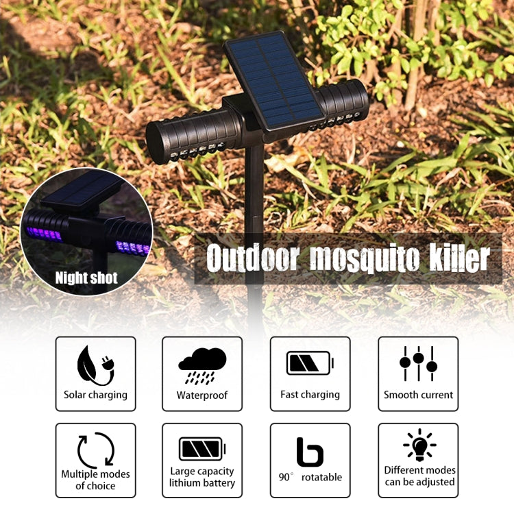 Solar Mosquito Killer Outdoor Waterproof Garden Light Villa Outdoor Mosquito Trap - Outdoor Insect Repellent by buy2fix | Online Shopping UK | buy2fix