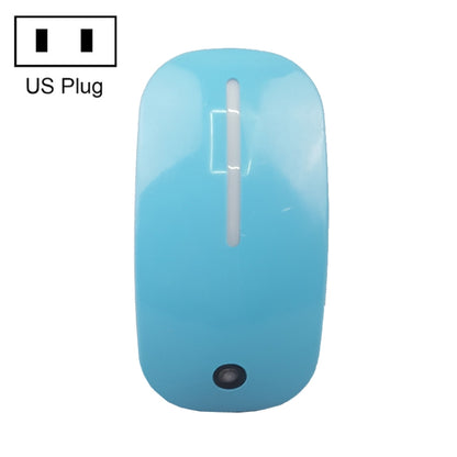 A66 Mouse Type LED Intelligent Light Control Night Light, Plug:US Plug(Blue) - Sensor LED Lights by buy2fix | Online Shopping UK | buy2fix