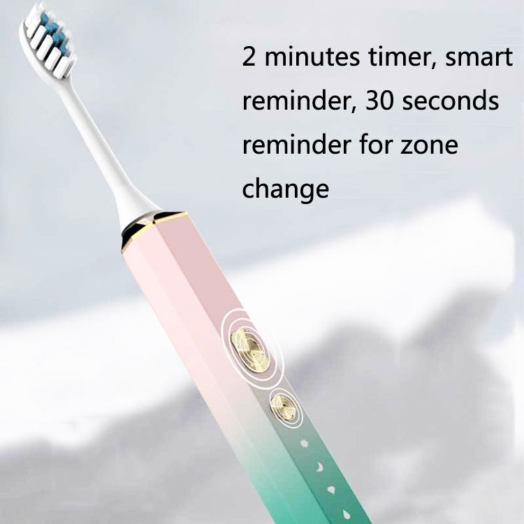V6 Adult Magnetic Levitation Sonic Household Smart Electric Toothbrush Couple Soft Toothbrush, Style: Charge Model(Magic Blue) - Toothbrushes by buy2fix | Online Shopping UK | buy2fix