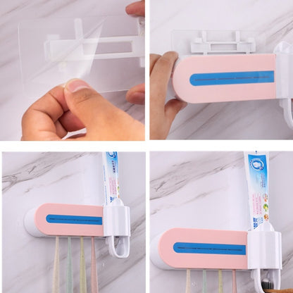 Smart Toothbrush Sterilizer UV Sterilization Electric Wall-mounted Toothbrushing Cup Rack(White) - Toothbrush Sanitizer by buy2fix | Online Shopping UK | buy2fix