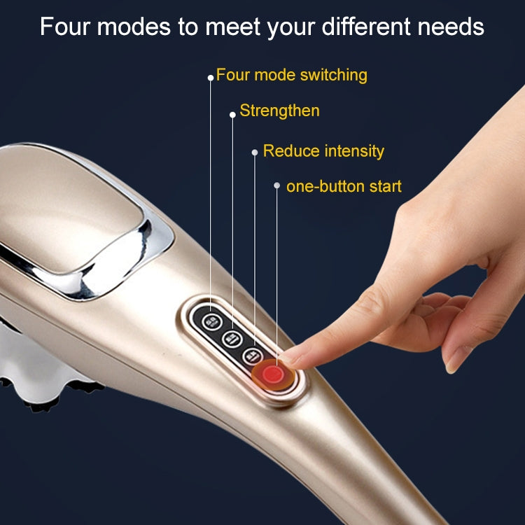 Rechargeable Dolphin Massager Electric Cervical Massage Stick A10 Straight Plug, Plug Type:US Plug - Massage & Relaxation by buy2fix | Online Shopping UK | buy2fix