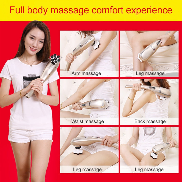 Rechargeable Dolphin Massager Electric Cervical Massage Stick A10 Straight Plug, Plug Type:US Plug - Massage & Relaxation by buy2fix | Online Shopping UK | buy2fix