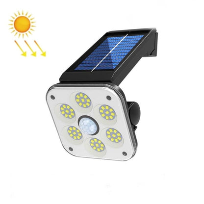 54 LED Solar Wall Light Outdoor Waterproof Human Body Induction Garden Lamp Street Light - Solar Lights by buy2fix | Online Shopping UK | buy2fix