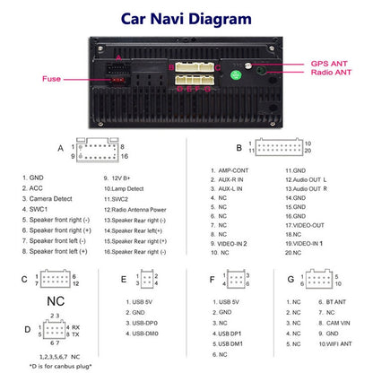 2G+32G Car Navigation Car Android Large Screen GPS Navigator Applicable For 13-15 Models Of Kia CEED - Car DVD by buy2fix | Online Shopping UK | buy2fix