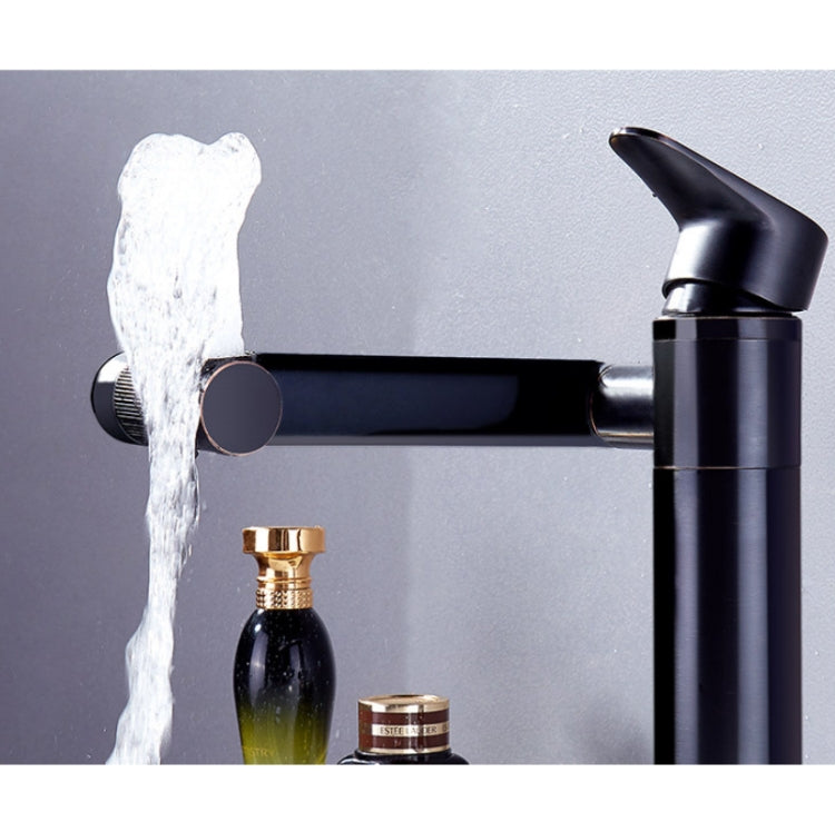 Universal Swivel Faucet Bathroom Hot & Cold Dual-Out Mode Faucet, Specification: High HT-87590-1 - Faucets & Accessories by buy2fix | Online Shopping UK | buy2fix