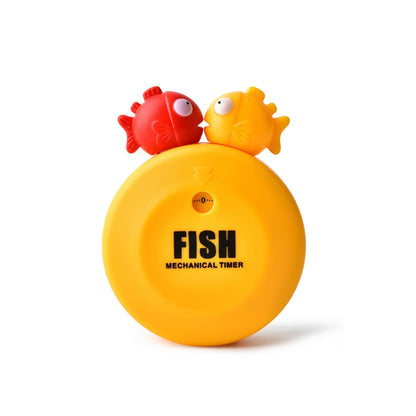 Animal Cartoon Mechanical Timer Refrigerator Magnet Timer, Specification:  Bubble Fish (Orange) - Digital Countdown by buy2fix | Online Shopping UK | buy2fix