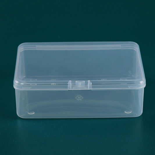 PP Rectangular Transparent Plastic Box Flip Cover Parts Hardware Tool Storage Box - Storage Boxes by buy2fix | Online Shopping UK | buy2fix