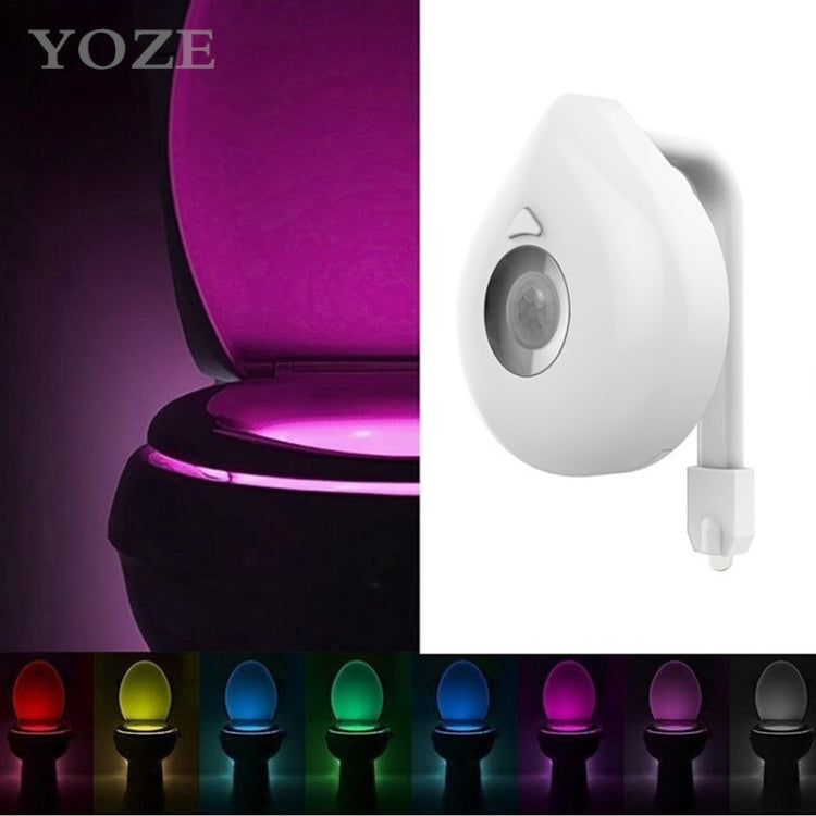 1705 Toilet Light Human Body Induction Night Light LED Toilet Night Light(8 Color) - Sensor LED Lights by buy2fix | Online Shopping UK | buy2fix