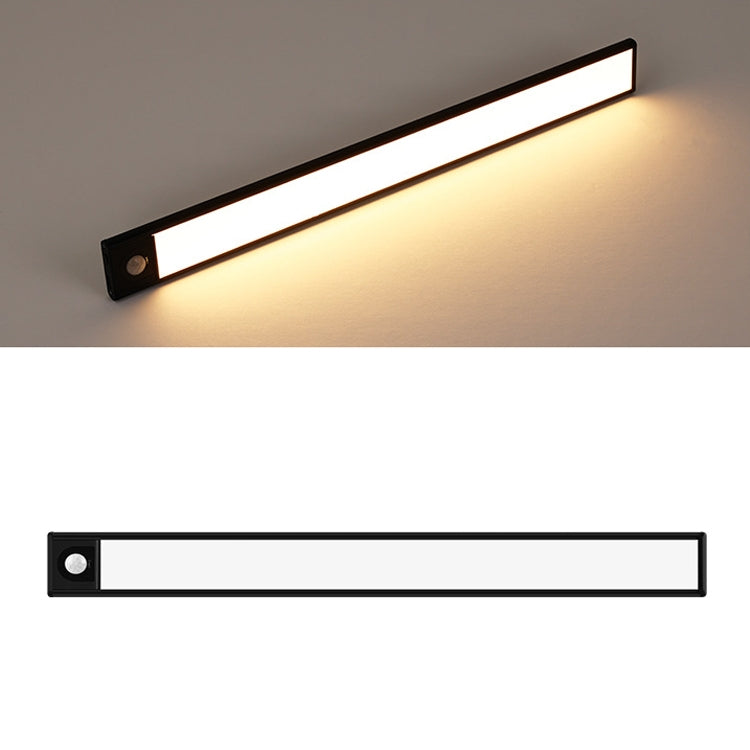 Intelligent Automatic Human Body Induction Wireless LED Lamp 80cm(Black + Warm Light) - Sensor LED Lights by buy2fix | Online Shopping UK | buy2fix