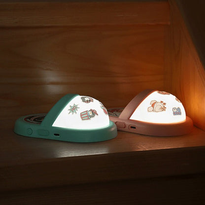 CT-33 USB Slippers LED Living Room Bedroom Charging Adjustable Night Light(Pink) - Night Lights by buy2fix | Online Shopping UK | buy2fix