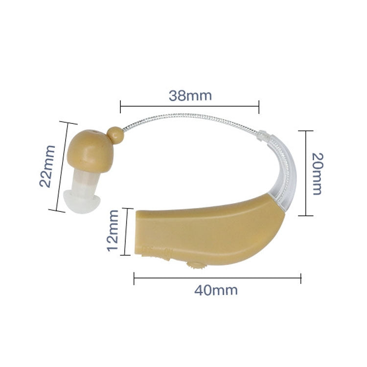 Elderly Use Can Charge Sound Amplifier Hearing Aid, Specification: US Plug(Blue Double Machine+White Charging Bin) - Hearing Aids by buy2fix | Online Shopping UK | buy2fix