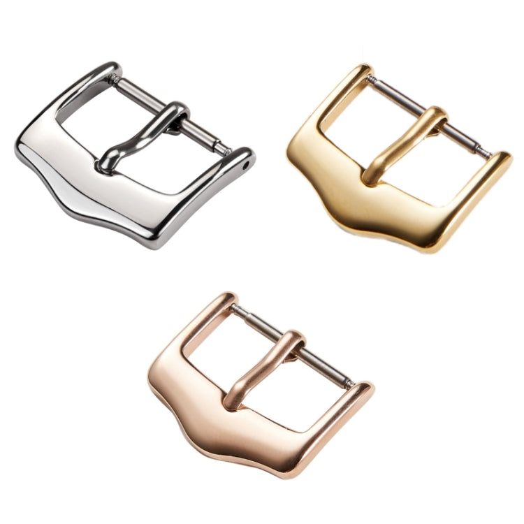 3 PCS Stainless Steel Triangle Watch Pin Buckle Watch Accessories, Color: 16mm Silver - Watch Accessories & Parts by buy2fix | Online Shopping UK | buy2fix