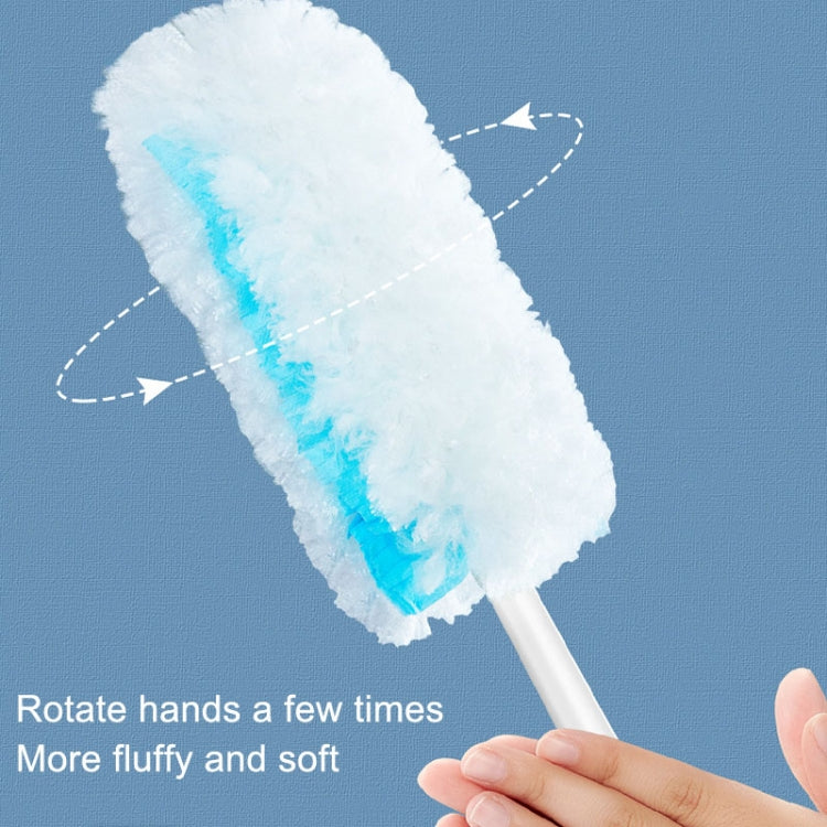 Disposable Household Vacuum Retractable Feather Duster, Style: Long Handle+4 Clothes - Sponges, Cloths & Brushes by buy2fix | Online Shopping UK | buy2fix