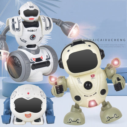 Intelligent Early Education Sound and Light Mechanical Robot Toys, Color: 3A Blue - RC Robots by buy2fix | Online Shopping UK | buy2fix