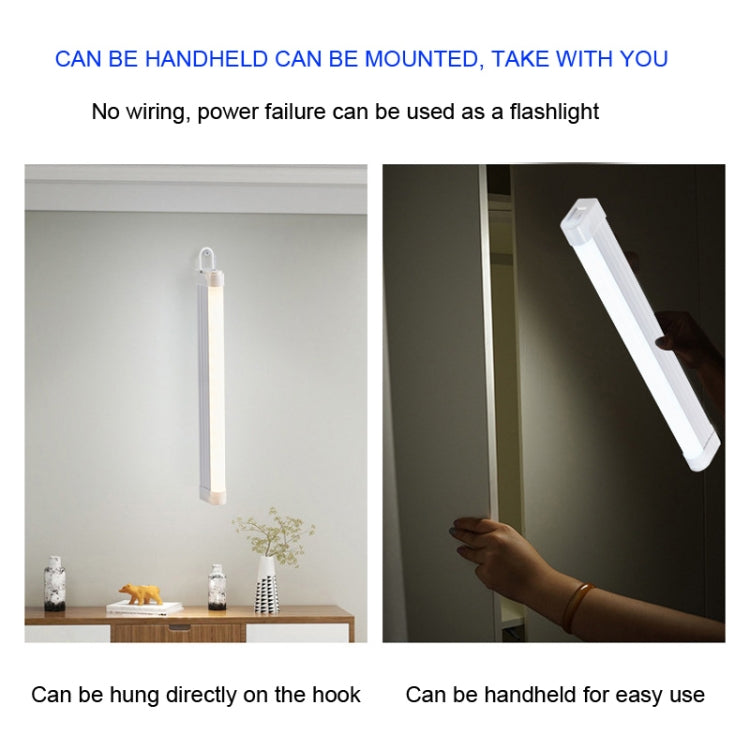 32cm Handheld Light Stick Three-color Changing Light USB Rechargeable Emergency Light Tube Fill Light 1500 mAh, Color: Blue Pink Purple  Light - LED Blubs & Tubes by buy2fix | Online Shopping UK | buy2fix