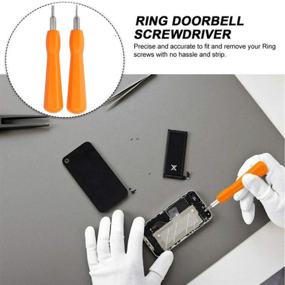 2 In 1  For RIng Doorbell Screwdriver Replacement For Ring Doorbell Battery Change(Orange) - Screwdriver Tools by buy2fix | Online Shopping UK | buy2fix