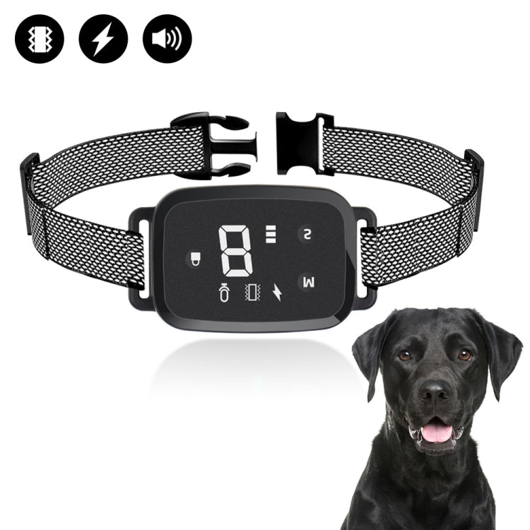 Intelligent Automatic Electric Strike Collar Touch Digital Display Rechargeable Waterproof Dog Trainer Stop Barker - Training Aids by buy2fix | Online Shopping UK | buy2fix