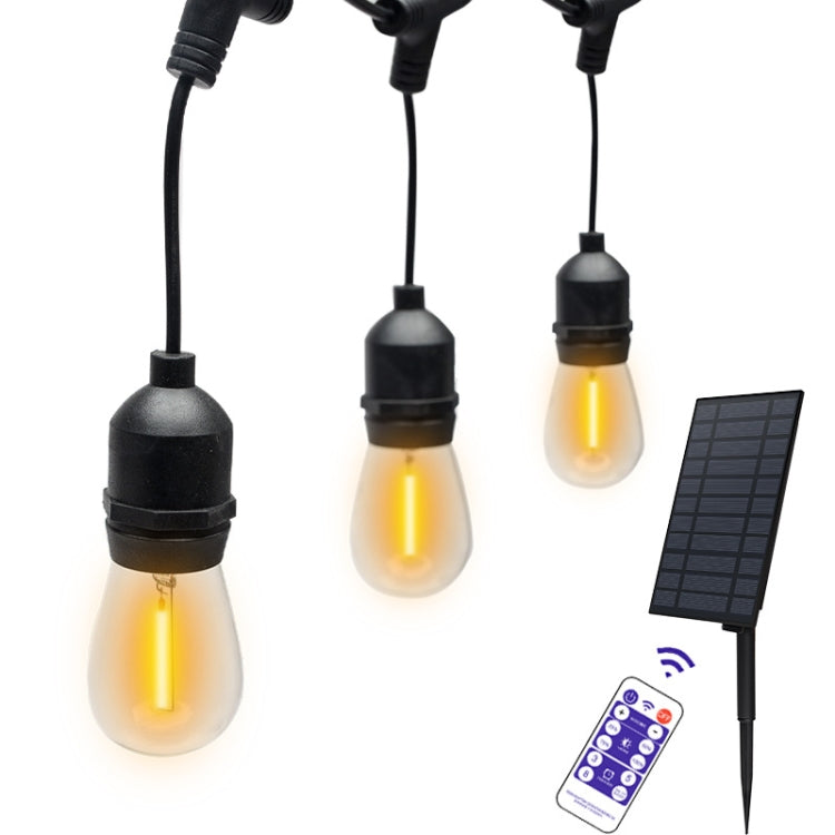 Outdoor Solar Remote Control RGB String Lights Christmas Decoration Lights, Specification: Warm Light - Solar Lights by buy2fix | Online Shopping UK | buy2fix