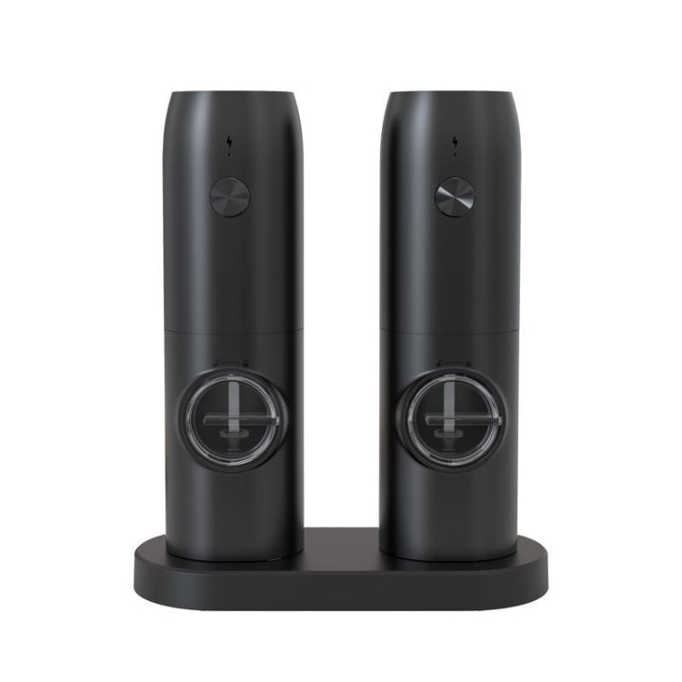 Electric Automatic Salt And Pepper Grinder Set With Charging Base, Model: K2 KYMQ-17C - Stirrer & Squeezer by buy2fix | Online Shopping UK | buy2fix