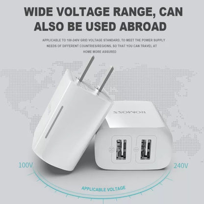 ROMOSS TK12S  10.5W  2.1A Double USB Port Fast Charging Wall Charger,CN Plug - USB Charger by ROMOSS | Online Shopping UK | buy2fix