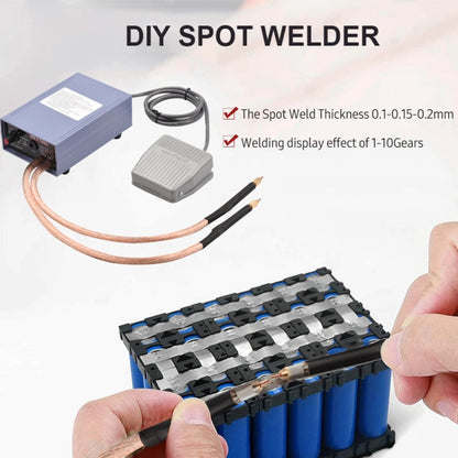 Portable 18650 Battery Spot Welder 5000W High Power Handheld Spot Welding Machine, Style: Automatic Version EU Plug - Others by buy2fix | Online Shopping UK | buy2fix