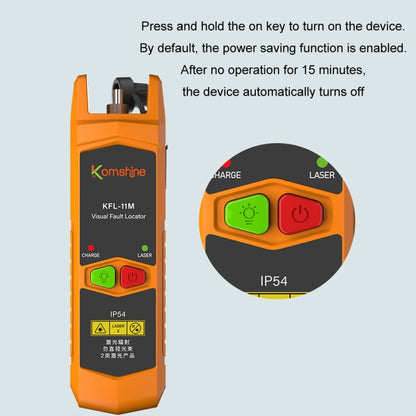 Komshine Mini Red Light Fiber Optic Test Pen, Model: KFL-11M-30 - Fiber Optic Test Pen by Komshine | Online Shopping UK | buy2fix
