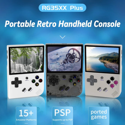 ANBERNIC RG35XX PLUS  Handheld Game Console 3.5-Inch IPS Screen Support HDMI TV 64GB(White) - Pocket Console by ANBERNIC | Online Shopping UK | buy2fix
