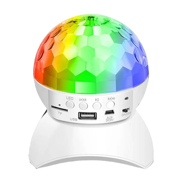 Home LED Magic Ball Lights Bounce Ambient Lamps Room Sound Lights Balls, Color: Charging Model White(RGB Colorful 5W) - Stage Lighting by LIXINCORDA | Online Shopping UK | buy2fix