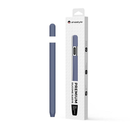 For Apple Pencil (USB-C) AhaStyle PT65-3 Silicone Same Color Protective Case(Gray) - Pencil Accessories by AhaStyle | Online Shopping UK | buy2fix