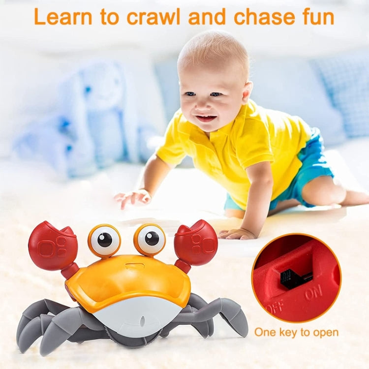 Escape Crab Automatic Obstacle Avoidance Light Music Electric Induction Crawling Toy(Green Battery Model) - Music Toys by buy2fix | Online Shopping UK | buy2fix