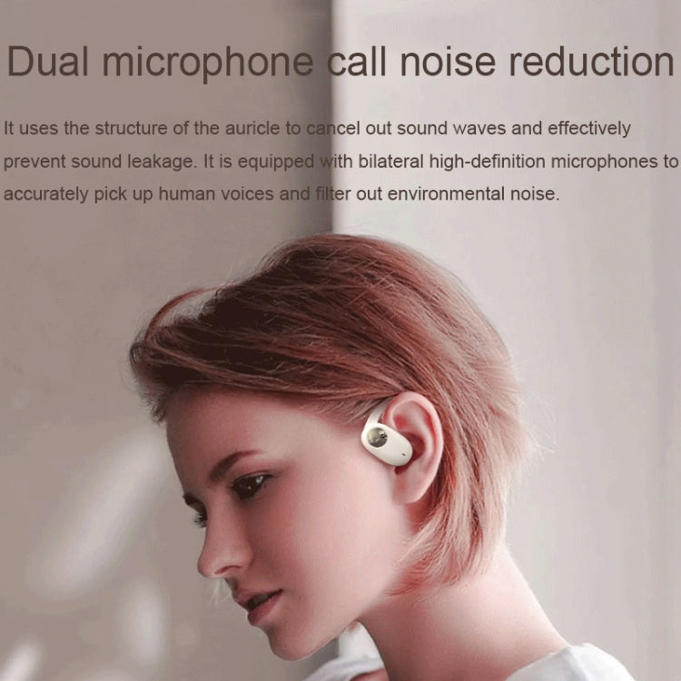 JS511 OWS Ear-mounted Dual-mic Call Noise Reduction LED Digital Display Bluetooth Earphones(Skin-color) - Bluetooth Earphone by buy2fix | Online Shopping UK | buy2fix