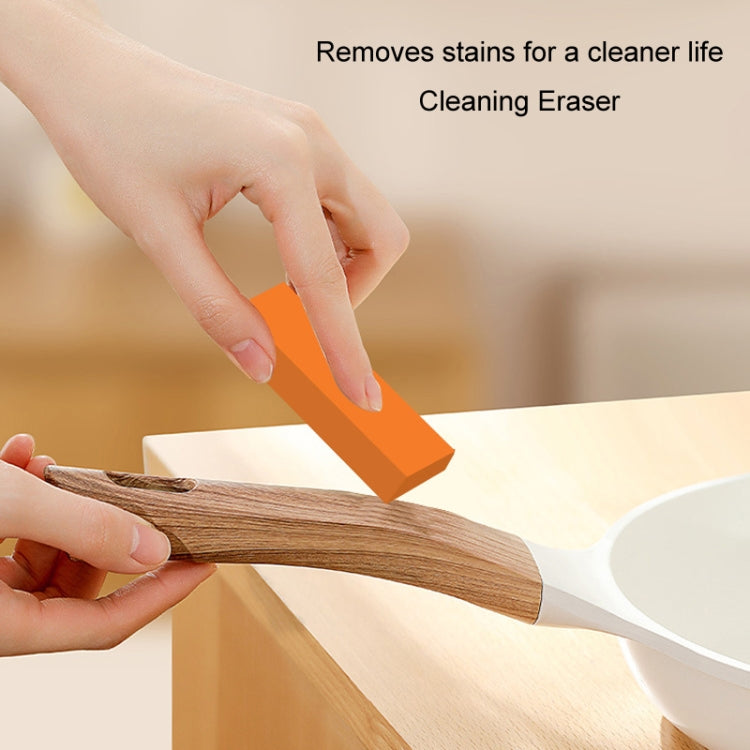 Stainless Steel Cleaning Eraser Household Kitchen Descale Water Rust Removal Stain Removal Cleaning Eraser(Orange) - Cleaning Tools by buy2fix | Online Shopping UK | buy2fix