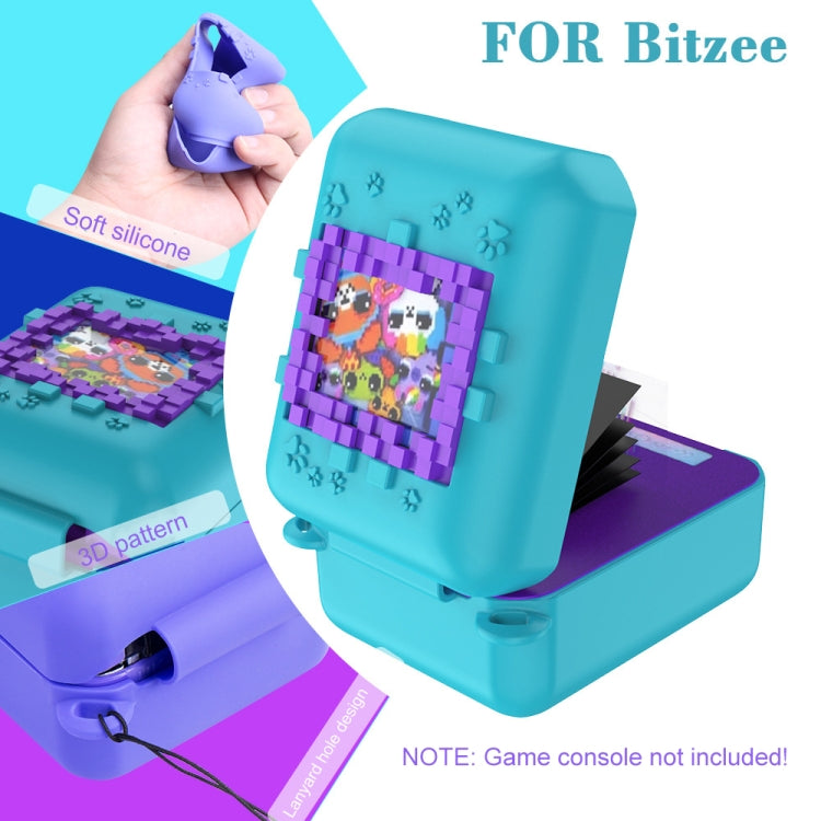 For Bitzee Pet Machine Silicone Anti-Shock And Anti-Fall Protective Cover All-Inclusive Case(Purple) - Accessories by buy2fix | Online Shopping UK | buy2fix