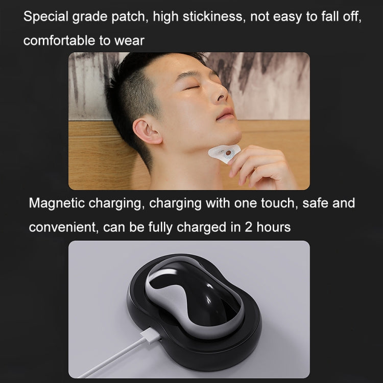 QC1003 TENS+EMA Mini Smart Magnetic Charging Anti-snoring Device(Grey) - Anti Snoring Tools by buy2fix | Online Shopping UK | buy2fix