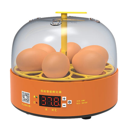 6-Eggs Small Household Experimental Children Smart Chicken Incubators, Spec: Dual-electric Automatic UK Plug - Incubators by buy2fix | Online Shopping UK | buy2fix