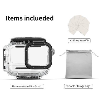 For Insta360 Ace Pro aMagisn Horizontal and Vertical Shooting Dive Shell 60m Waterproof Shell Accessories - Case & Bags by aMagisn | Online Shopping UK | buy2fix