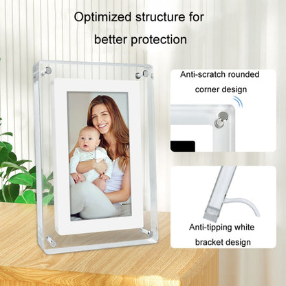 5 Inch HD Digital Photo Frame Crystal Advertising Player 1080P Motion Video Picture Display Player(EU Plug) - 1.5-7.0 inch by buy2fix | Online Shopping UK | buy2fix