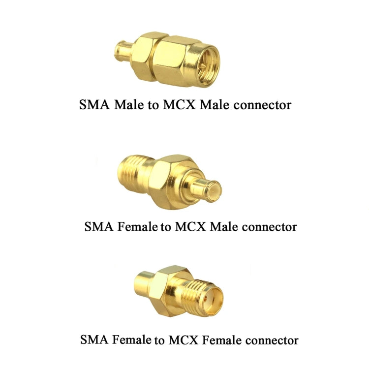 SMA Male To MCX Male High Frequency Coaxial Connector Antenna Rotating Joint - DVB-T & Simulation Antenna by buy2fix | Online Shopping UK | buy2fix