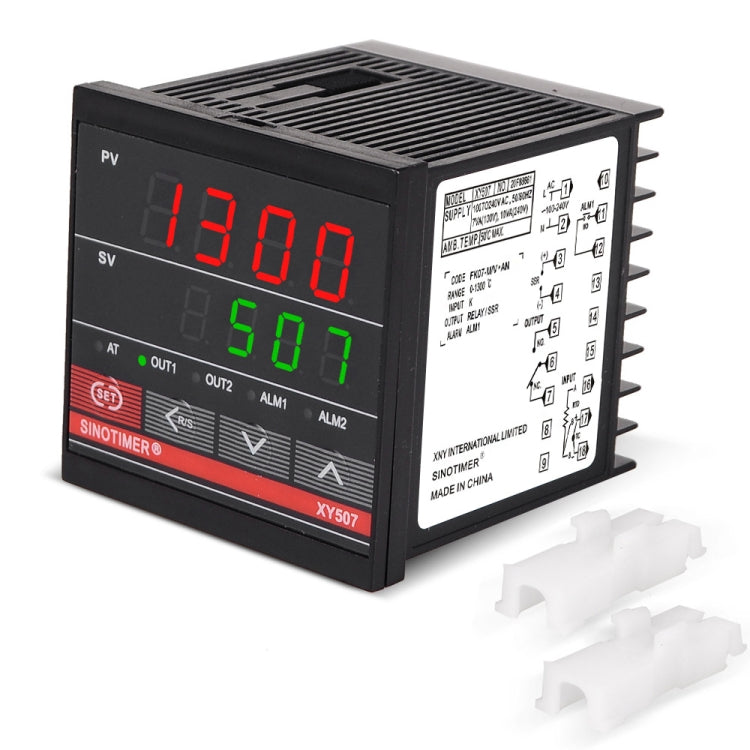 SINOTIMER XY507 Smart Temperature Control Instrument Short Shell PID Heating Relay SSR Solid State Output - Thermostat & Thermometer by SINOTIMER | Online Shopping UK | buy2fix