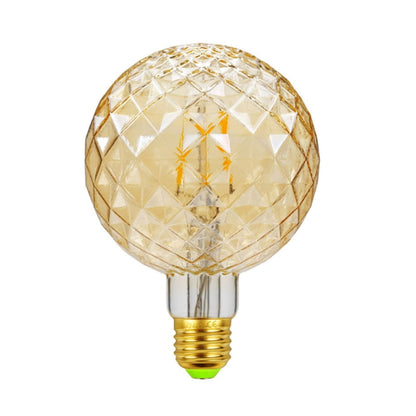 E27 Screw Port LED Vintage Light Shaped Decorative Illumination Bulb, Style: G95 Inner Pineapple Gold color(220V 4W 2700K) - LED Blubs & Tubes by buy2fix | Online Shopping UK | buy2fix