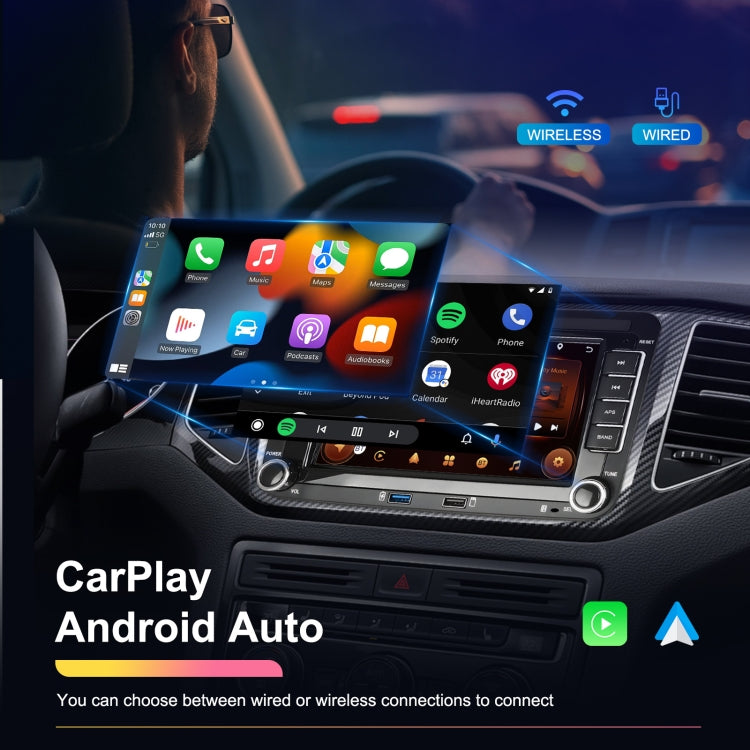 For Volkswagen/Skoda 2+64G Player Large Screen Carplay Android Navigation Reversing Camera Integrated Machine(Standard) - Car MP3 & MP4 & MP5 by buy2fix | Online Shopping UK | buy2fix