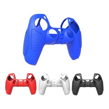 For PS5 Gamepad Silicone Protective Case Anti-Skid Soft Silicone Cover, Color: Black+8 Hats - Cases by buy2fix | Online Shopping UK | buy2fix