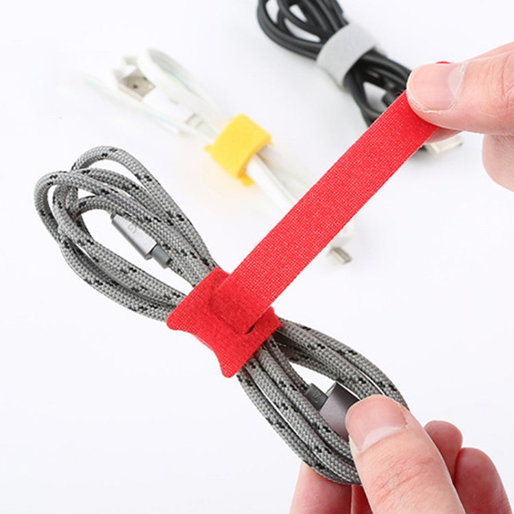 20pcs Nylon Fixed Packing Tying Strap Data Cable Storage Bundle, Model: 10 x 100mm Red - Cable Organizer by buy2fix | Online Shopping UK | buy2fix