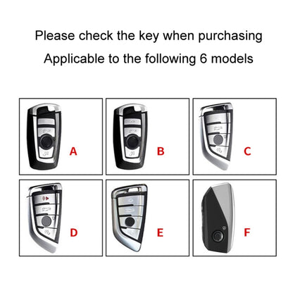 For BMW Car Key Cover Multifunctional Keychain Anti-Lost Number Plate, Style: A - Car Key Cases by buy2fix | Online Shopping UK | buy2fix