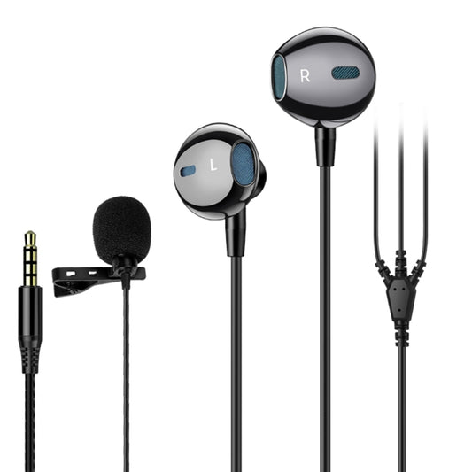 In-ear Wired Earphone Computer Subwoofer Singing Game Monitor Earphone, Interface: 3.5mm Black - In Ear Wired Earphone by buy2fix | Online Shopping UK | buy2fix