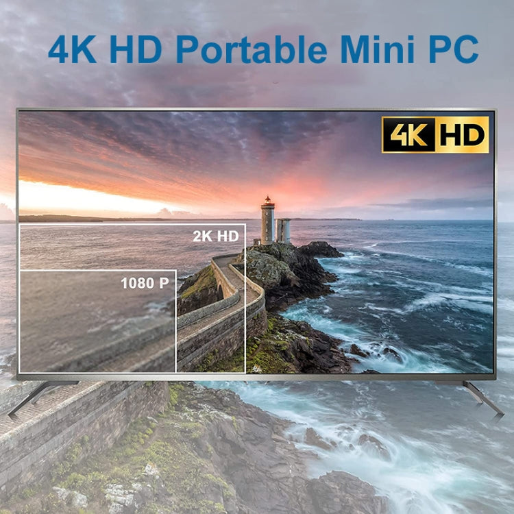 GK3Plus N100 16G+256G EU Plug 12th Intel Alderlake Dual HDMI+VGA Triple Display 4K HD Pocket Mini PC - Windows Mini PCs by buy2fix | Online Shopping UK | buy2fix