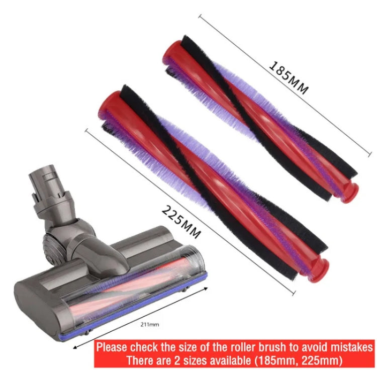 For Dyson V6 DC59 DC62 SV03 Vacuum Cleaner Brush Head Roller Bar, Spec:  225mm - Dyson Accessories by buy2fix | Online Shopping UK | buy2fix