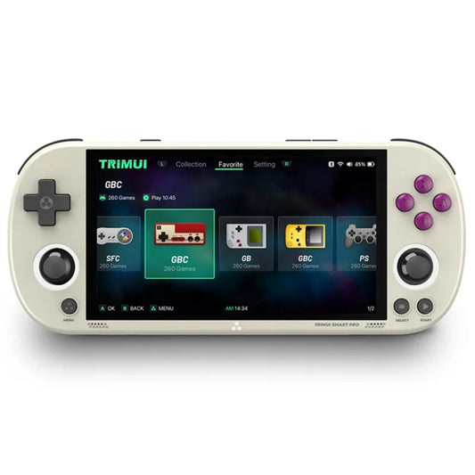 Trimui Smart Pro 4.96 Inch IPS Screen Handheld Game Console Open Source Linux System 64G(Grey) - Pocket Console by Trimui | Online Shopping UK | buy2fix
