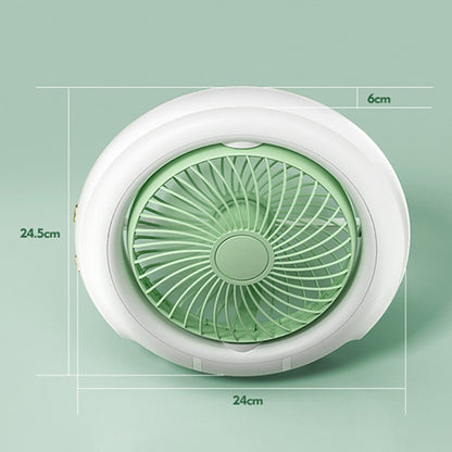 Night Light Desktop Folding Fan Outdoor Camping Hanging Mini Fan, Color: Green Basic - Electric Fans by buy2fix | Online Shopping UK | buy2fix