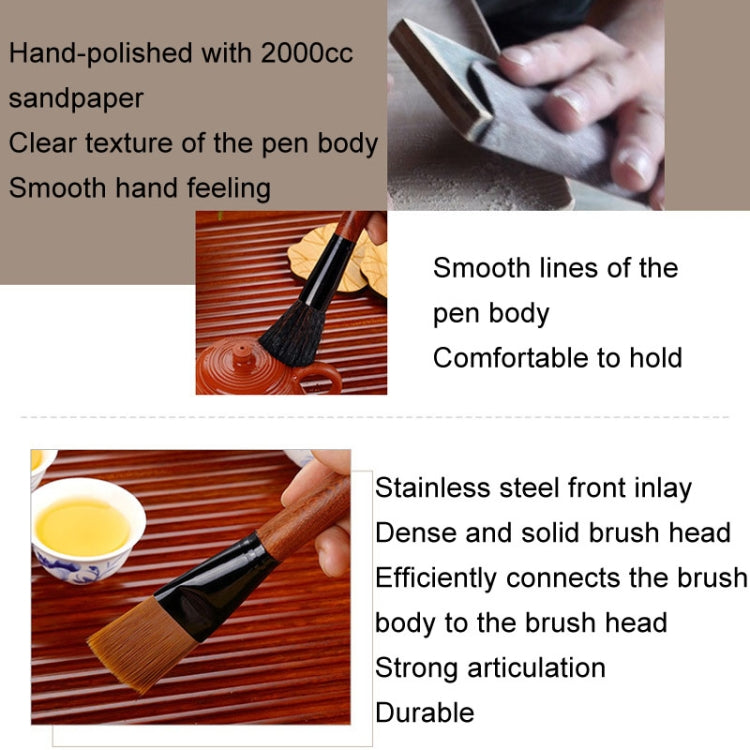 KAMJOVE Tea Tray Cleaning Brush Solid Wooden Tea Tools Brush, Style: C - Tea Clips by KAMJOVE | Online Shopping UK | buy2fix